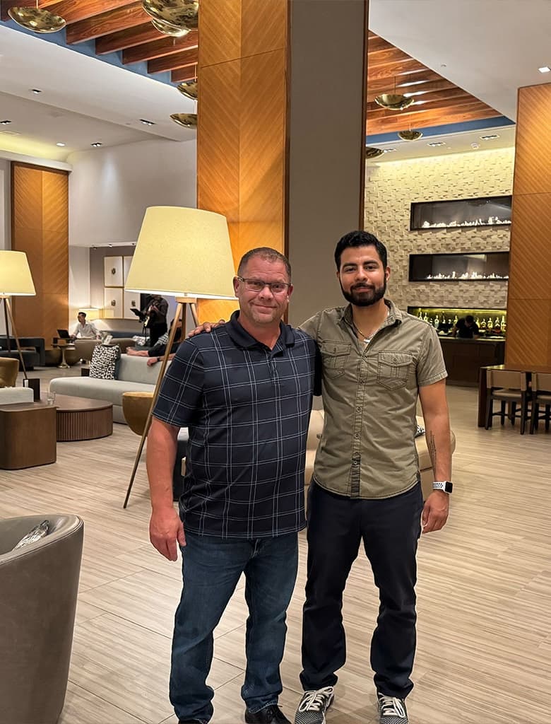 Mark (and Cooper) and Tadeo (Cuba) from Precise Wolf Digital