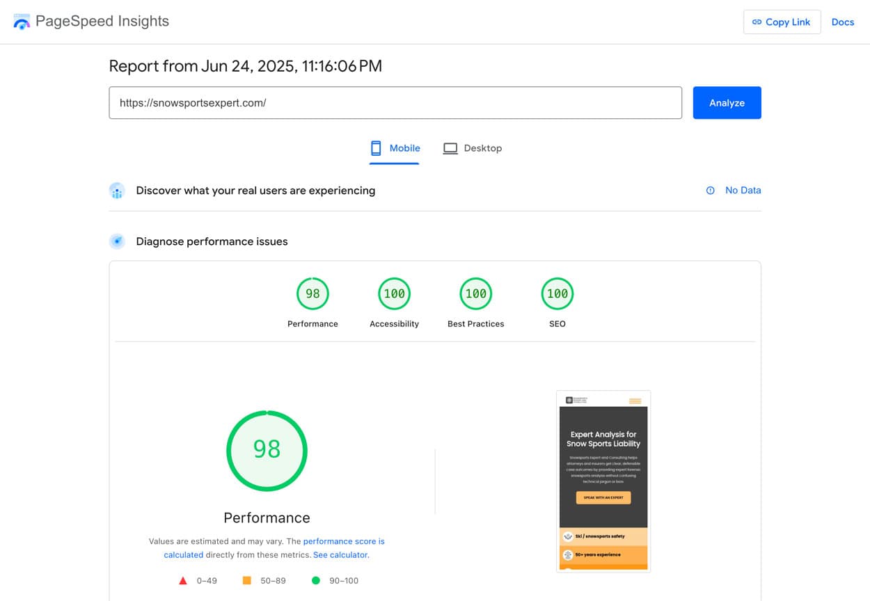 ADA-Compliant Design and Mobile Speed That Converts