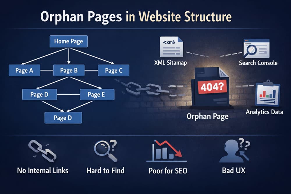 What are orphan pages?